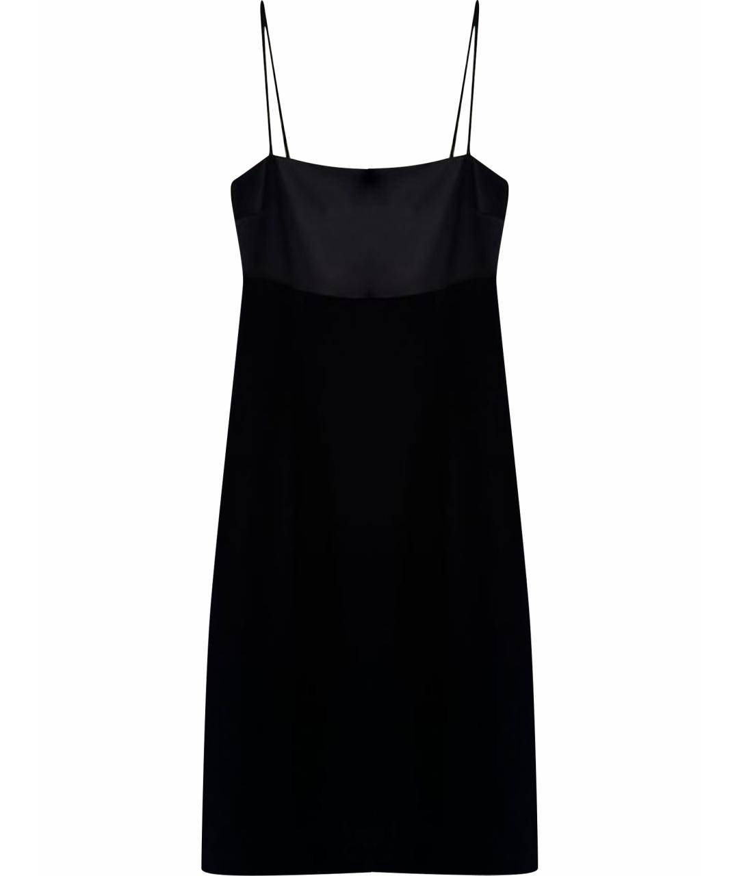 RALPH LAUREN COLLECTION Черное шерстяное платье, фото 1