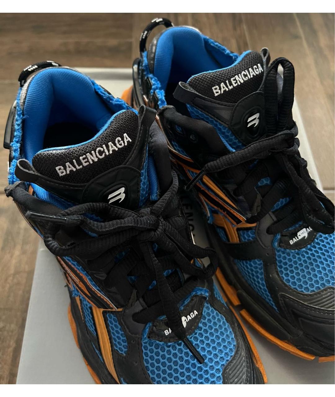 BALENCIAGA Мульти текстильные низкие кроссовки / кеды, фото 5