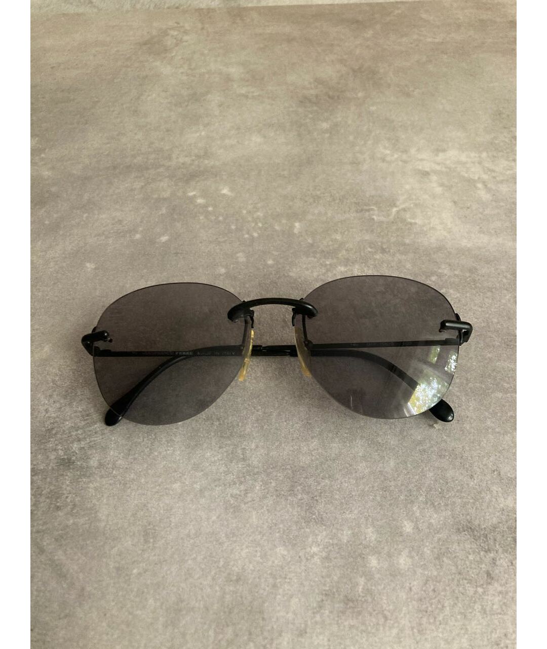 GIANFRANCO FERRE VINTAGE Серые солнцезащитные очки, фото 9