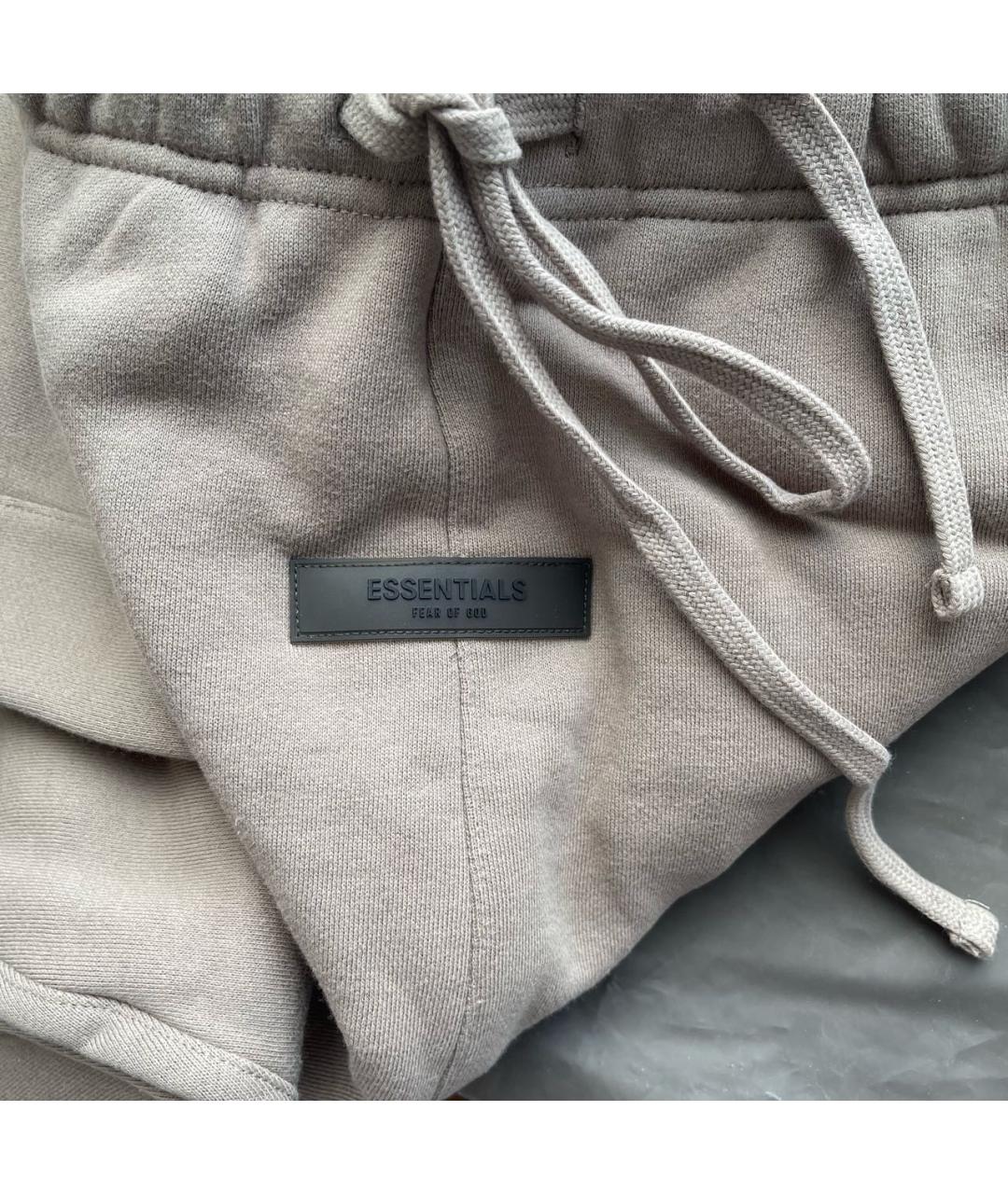 FEAR OF GOD ESSENTIALS Бежевые хлопковые повседневные брюки, фото 6