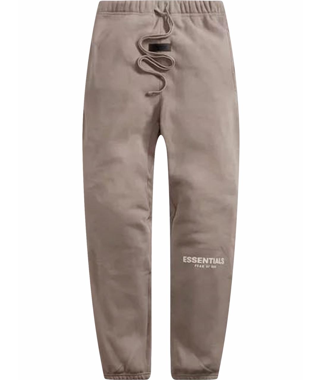 FEAR OF GOD ESSENTIALS Бежевые хлопковые повседневные брюки, фото 1