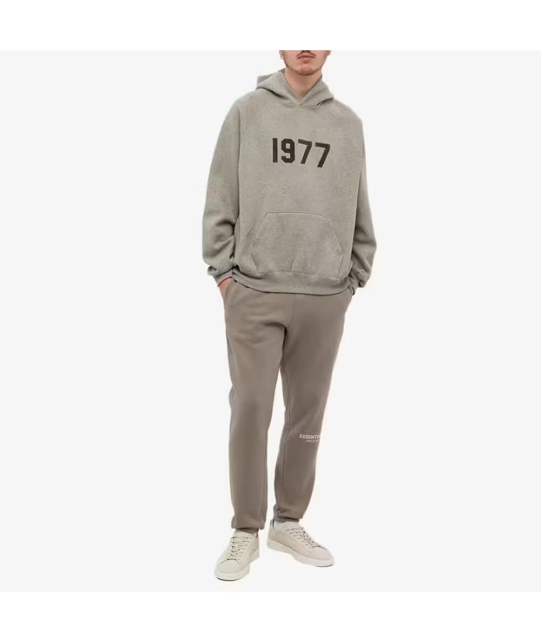 FEAR OF GOD ESSENTIALS Бежевые хлопковые повседневные брюки, фото 8