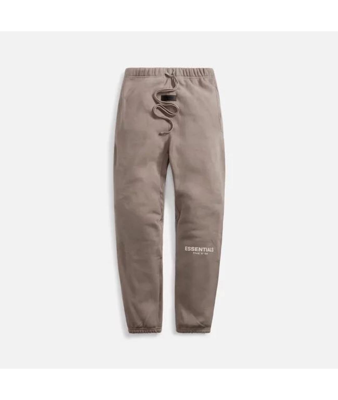 FEAR OF GOD ESSENTIALS Бежевые хлопковые повседневные брюки, фото 9