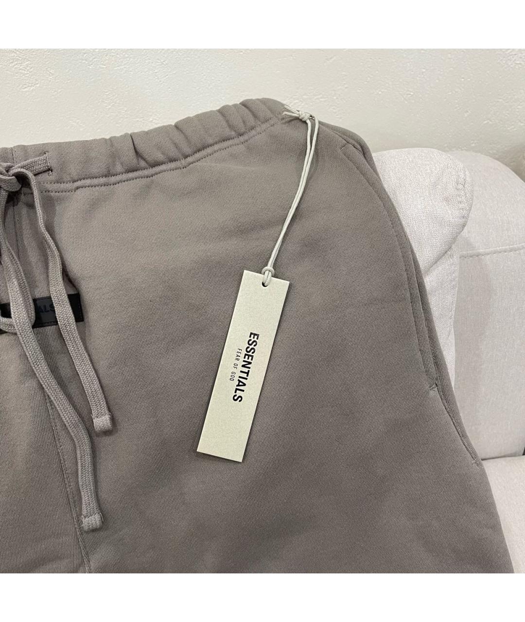 FEAR OF GOD ESSENTIALS Бежевые хлопковые повседневные брюки, фото 7