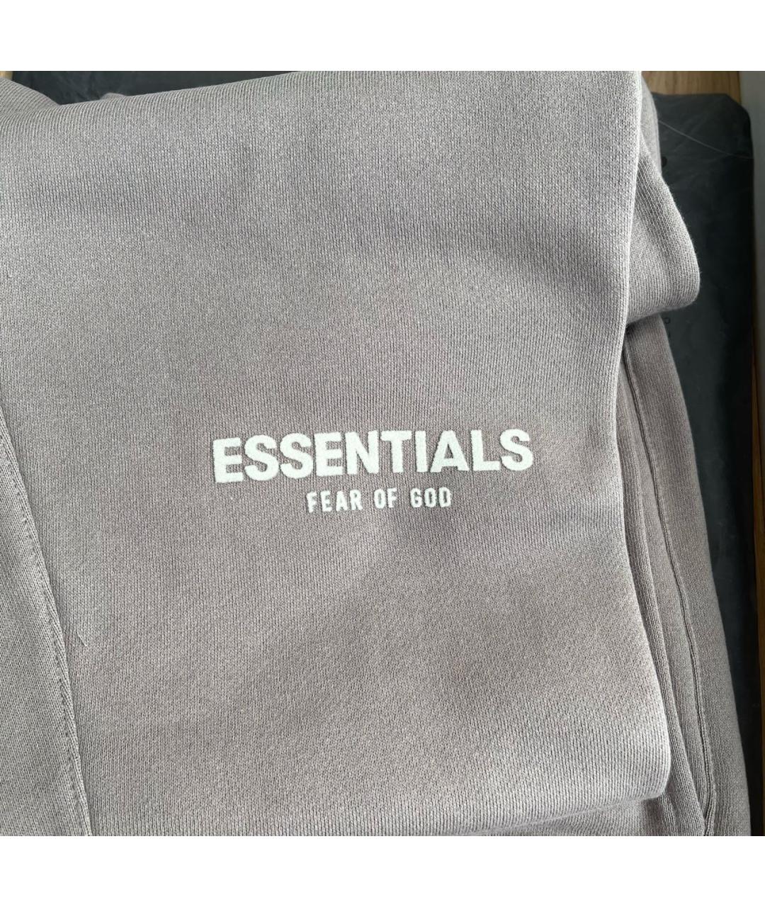 FEAR OF GOD ESSENTIALS Бежевые хлопковые повседневные брюки, фото 5