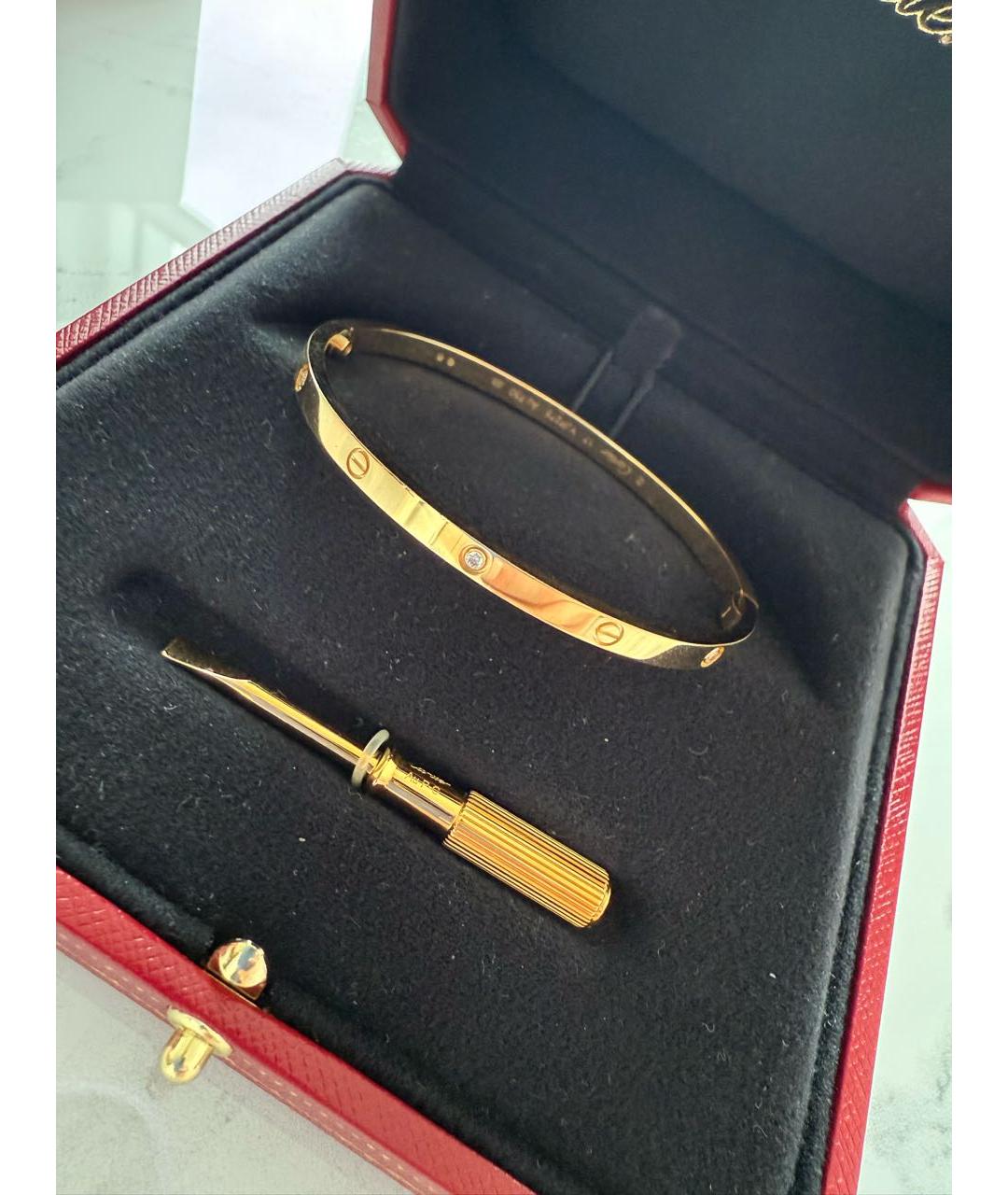 CARTIER Золотой браслет из желтого золота, фото 2