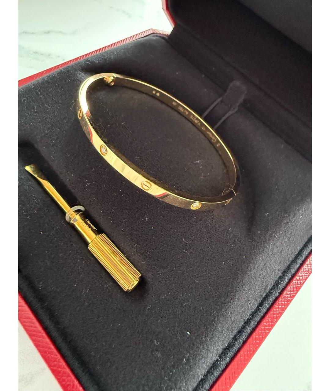 CARTIER Золотой браслет из желтого золота, фото 3