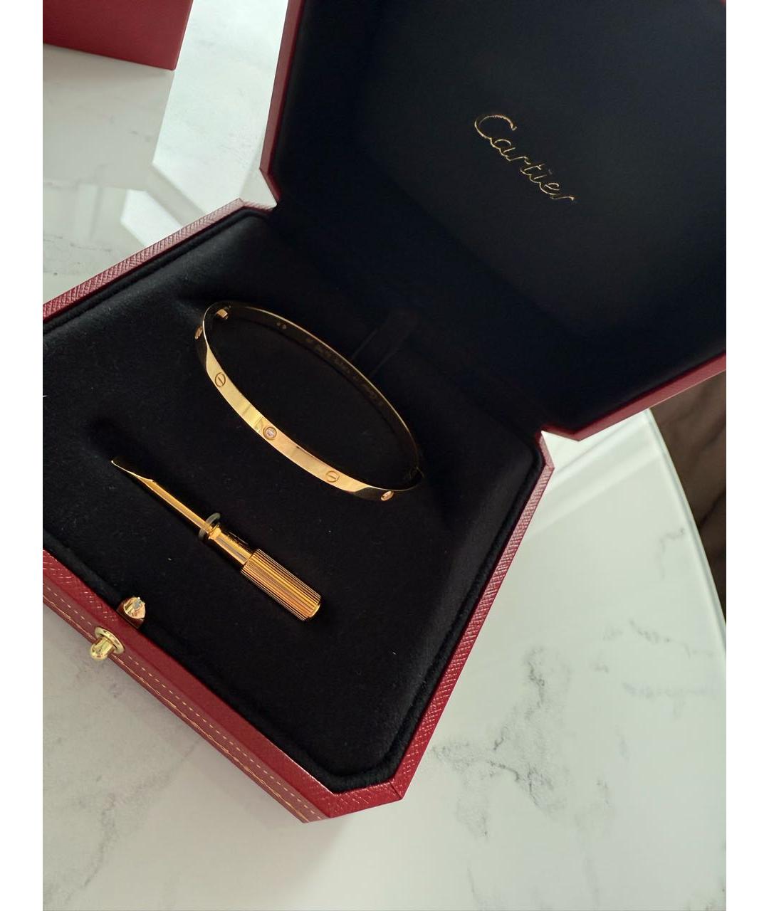 CARTIER Золотой браслет из желтого золота, фото 4