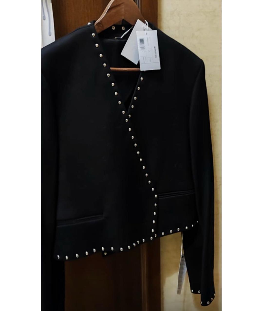 HELMUT LANG Черный жакет/пиджак, фото 5