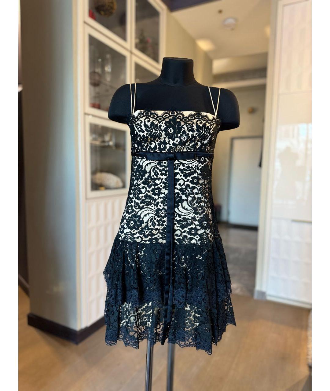 DOLCE&GABBANA Мульти шелковое повседневное платье, фото 6