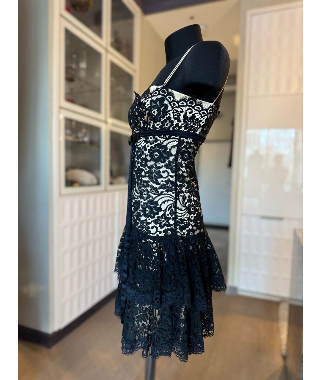 DOLCE&GABBANA Мульти шелковое повседневное платье, фото 4