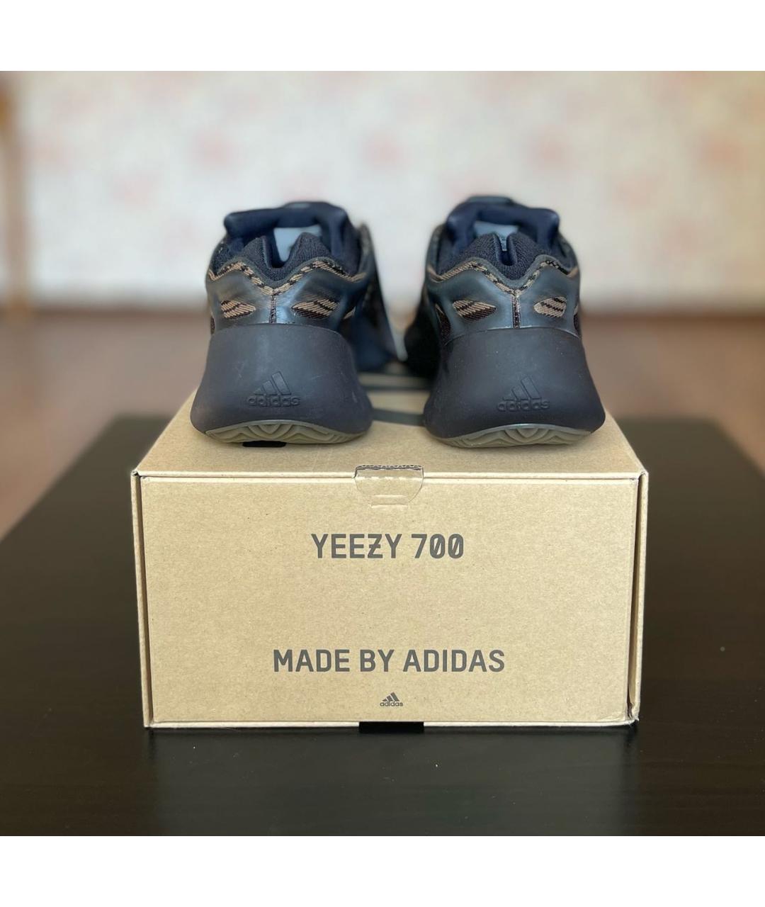 ADIDAS YEEZY Черные текстильные кроссовки, фото 4