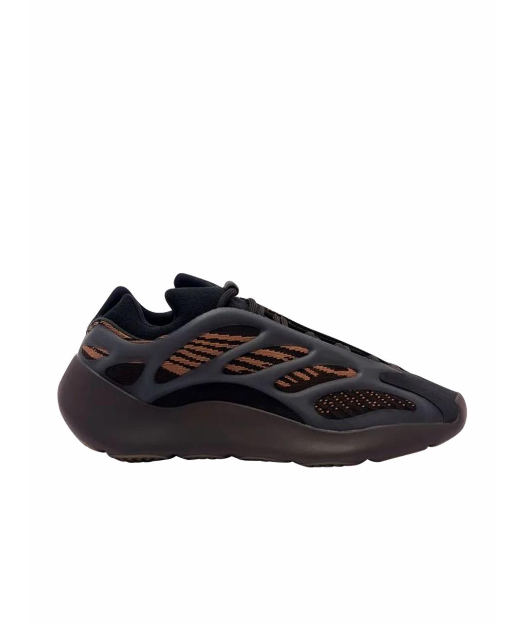 ADIDAS YEEZY Черные текстильные кроссовки, фото 1