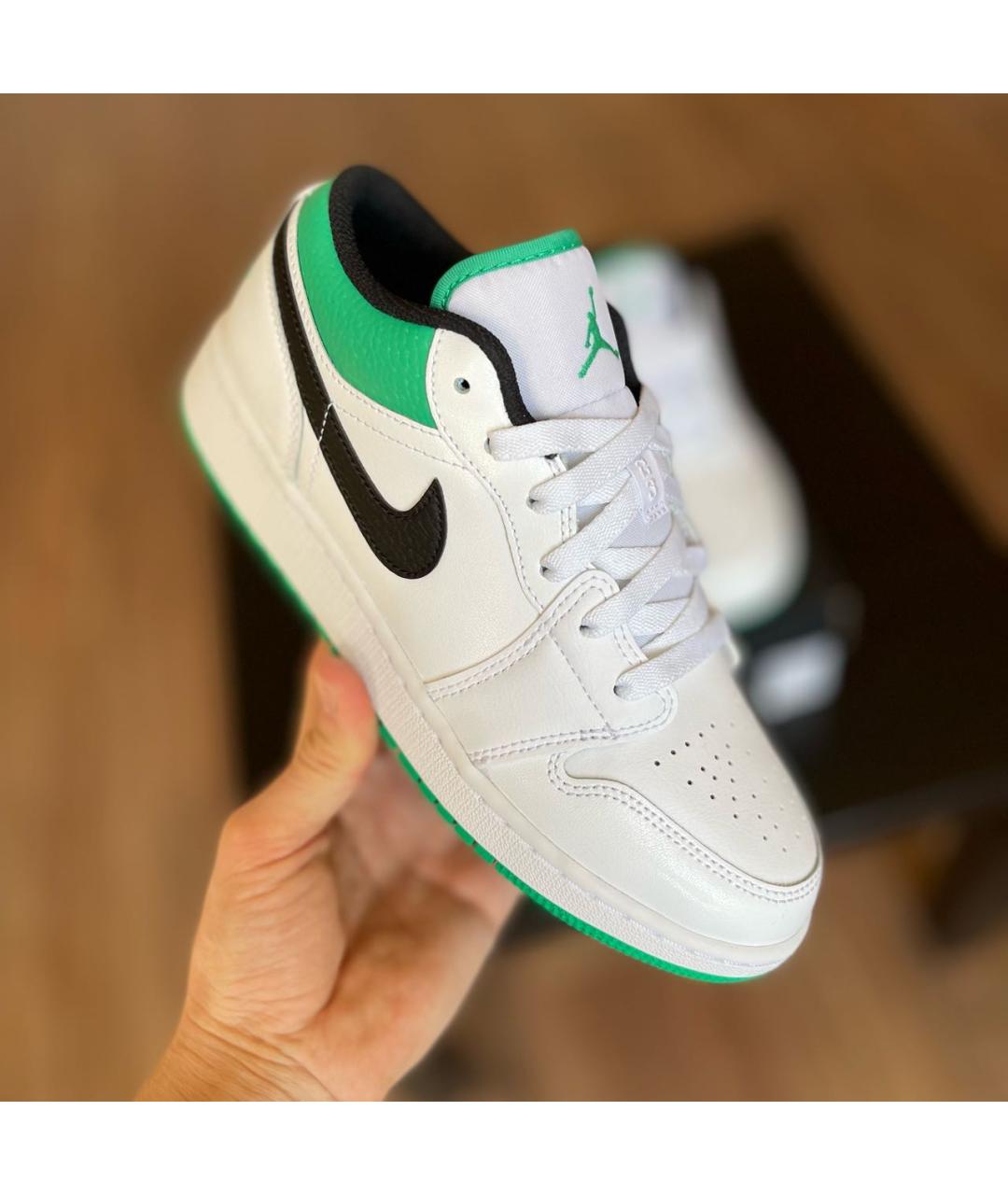 JORDAN Белые кожаные кроссовки, фото 3