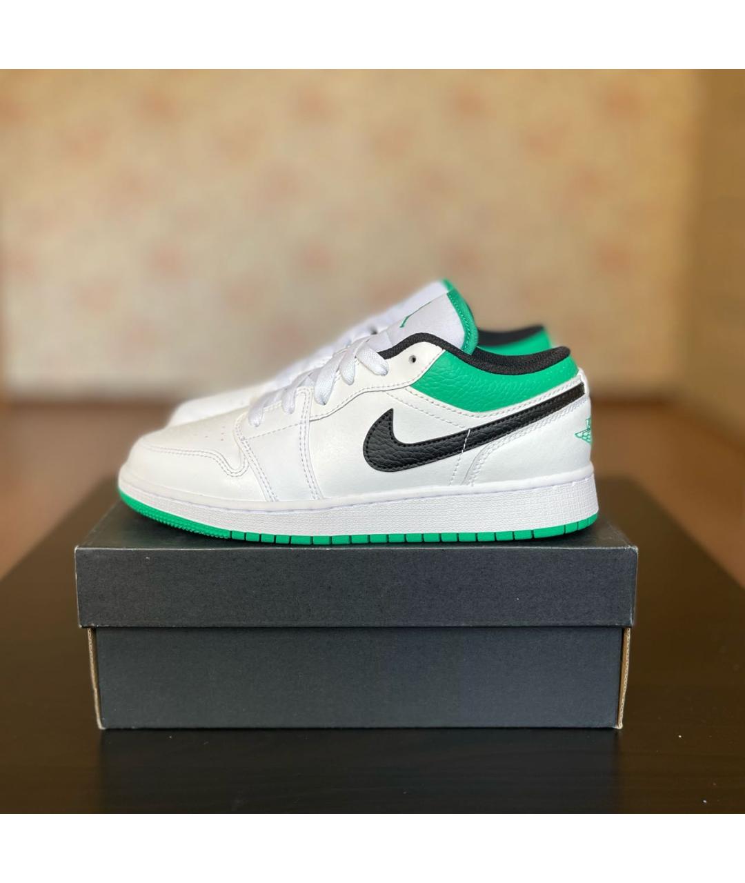 JORDAN Белые кожаные кроссовки, фото 5