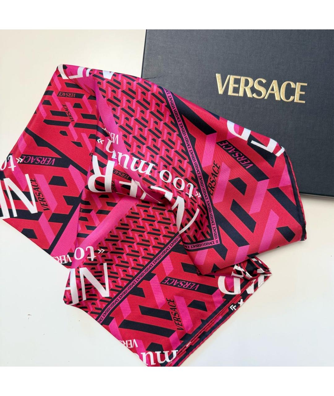 VERSACE Мульти шелковый платок, фото 8
