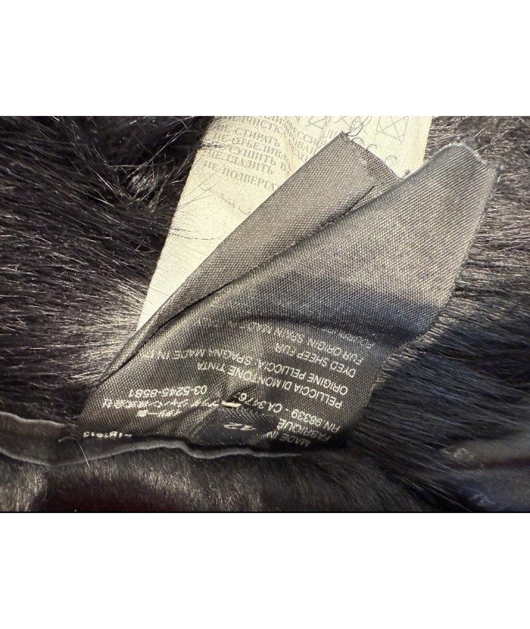 PRADA Черная кожаная дубленка, фото 3