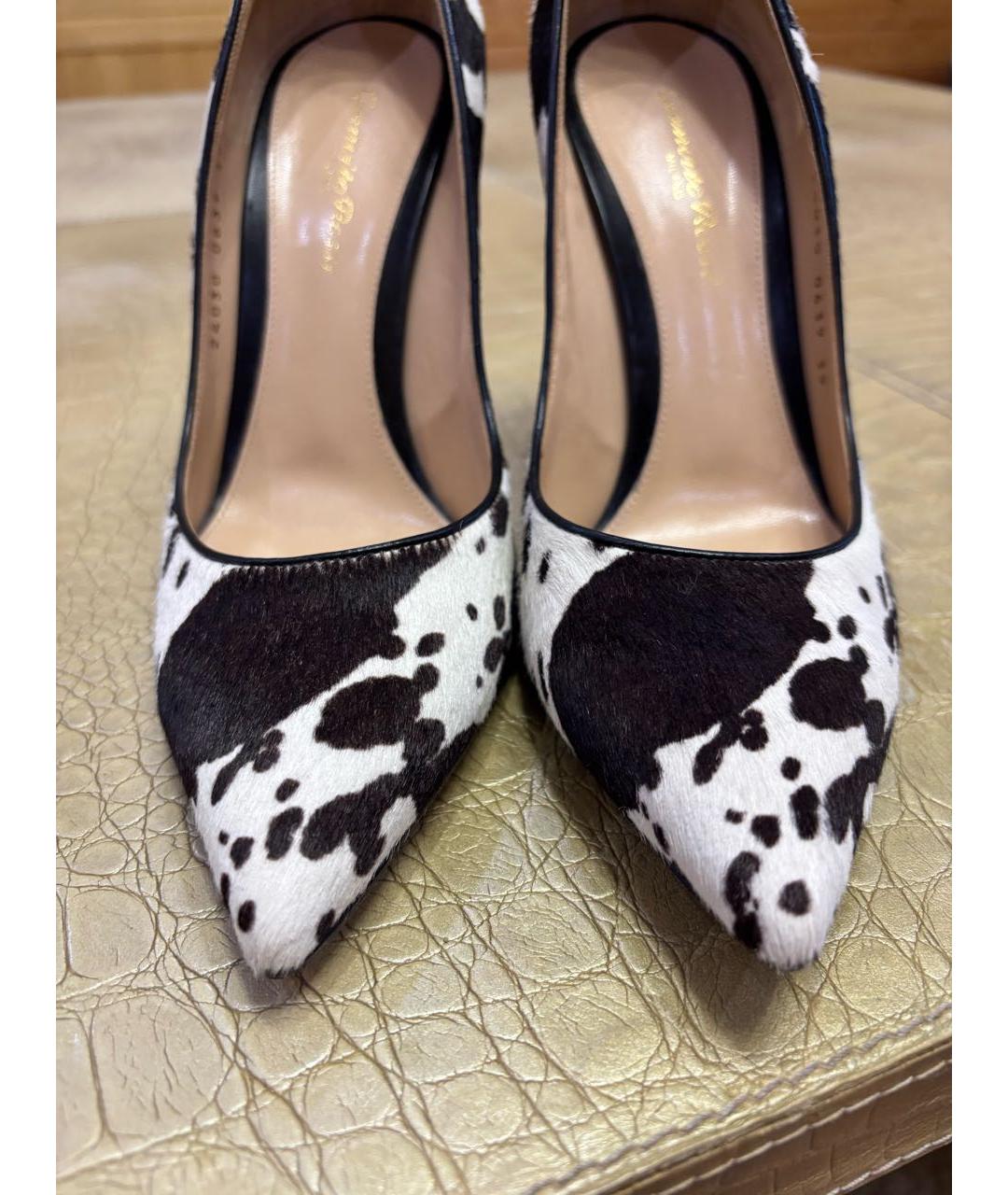 GIANVITO ROSSI Мульти туфли из экзотической кожи, фото 3