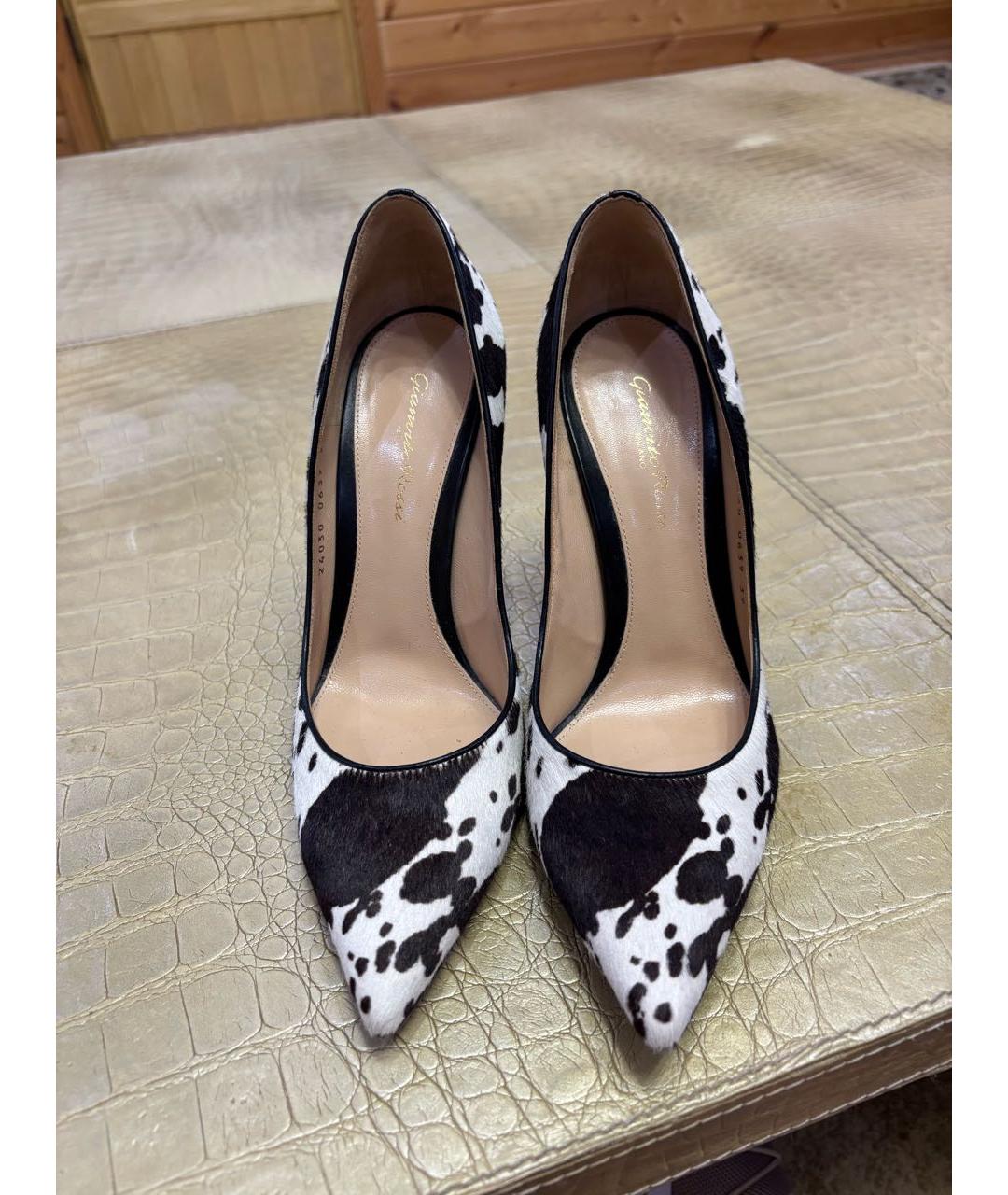 GIANVITO ROSSI Мульти туфли из экзотической кожи, фото 2