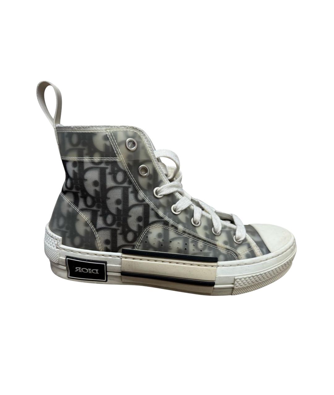 CHRISTIAN DIOR Белые текстильные кеды, фото 6