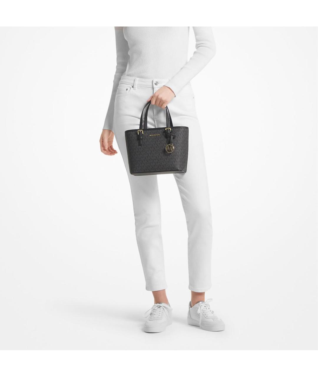 MICHAEL KORS Черная сумка с короткими ручками, фото 3