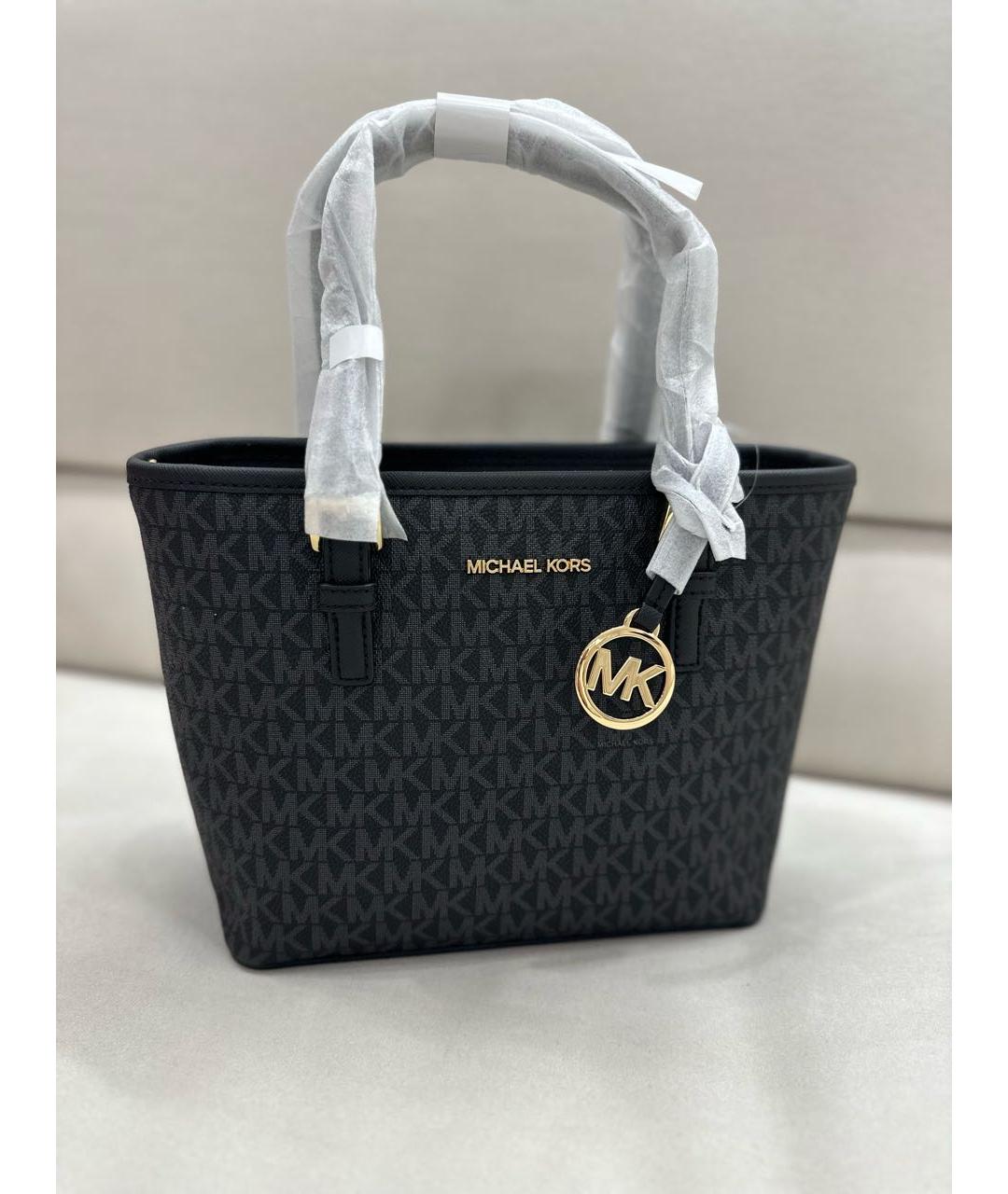 MICHAEL KORS Черная сумка с короткими ручками, фото 5