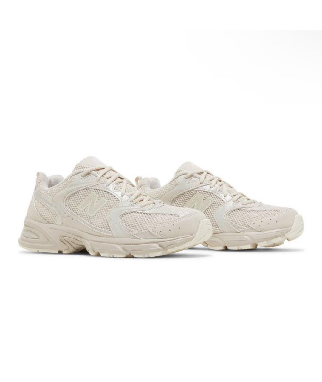 NEW BALANCE Бежевые синтетические кроссовки, фото 2