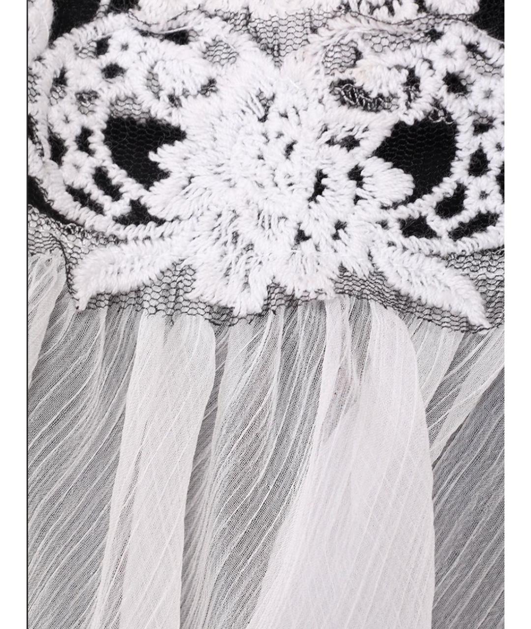 TADASHI SHOJI Черное хлопко-эластановое вечернее платье, фото 4