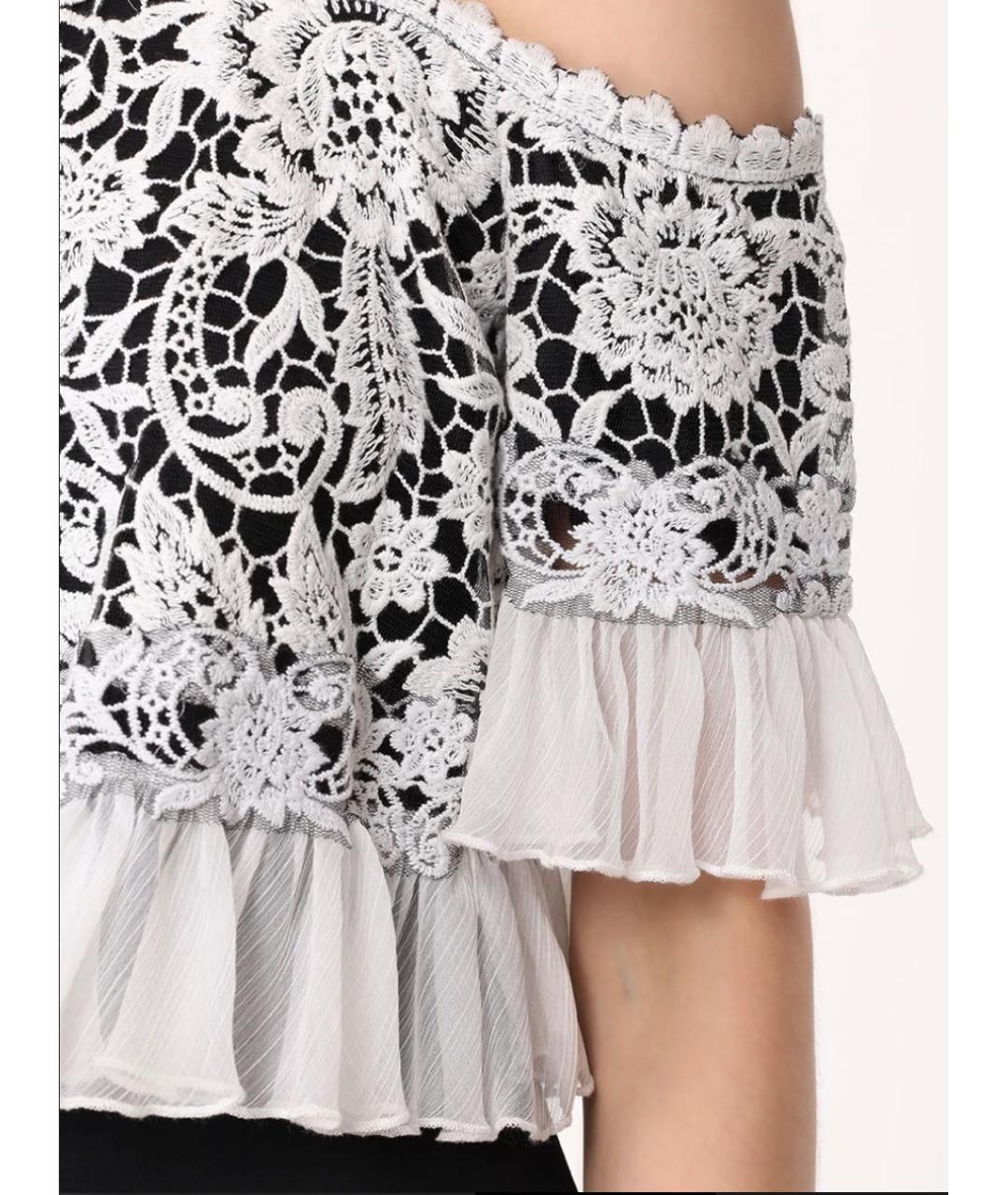 TADASHI SHOJI Черное хлопко-эластановое вечернее платье, фото 8