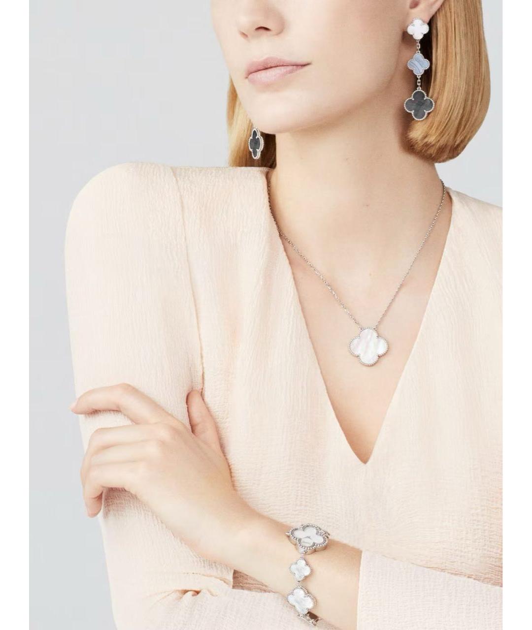 VAN CLEEF & ARPELS Белая подвеска из белого золота, фото 3