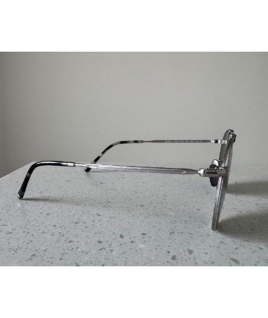RAY BAN Серебряные металлические солнцезащитные очки, фото 4