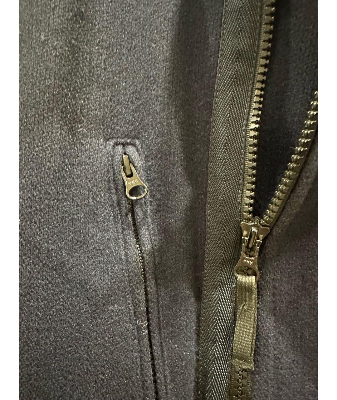 STONE ISLAND Темно-синее шерстяное пальто, фото 4
