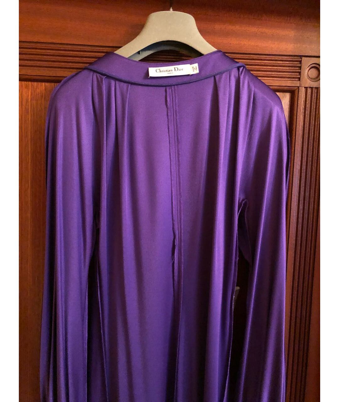 CHRISTIAN DIOR PRE-OWNED Фиолетовое платье, фото 3