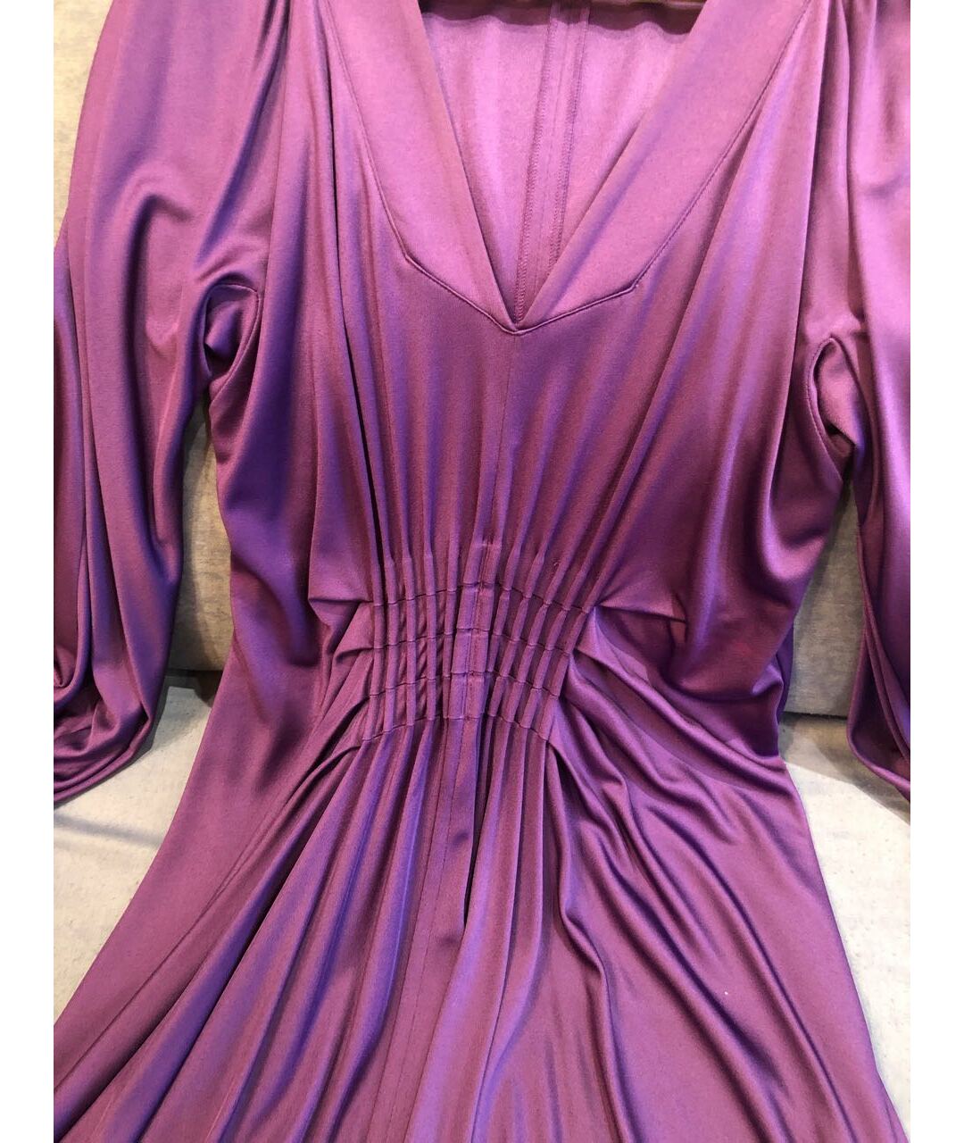 CHRISTIAN DIOR PRE-OWNED Фиолетовое платье, фото 4