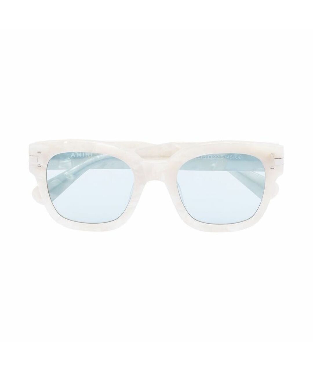 AMIRI Белые пластиковые солнцезащитные очки, фото 1