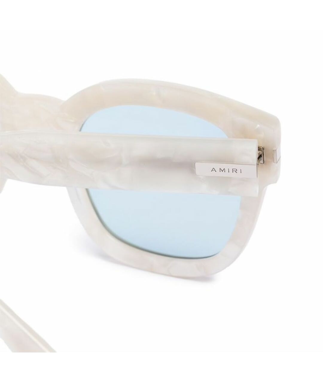 AMIRI Белые пластиковые солнцезащитные очки, фото 5