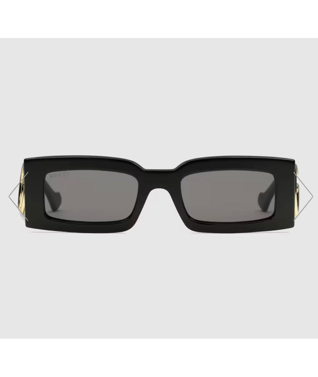 GUCCI Черные пластиковые солнцезащитные очки, фото 9