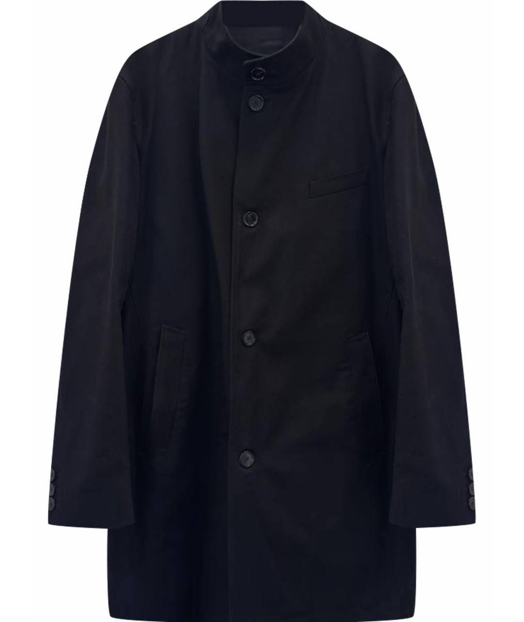 HUGO BOSS Черное полиэстеровое пальто, фото 1