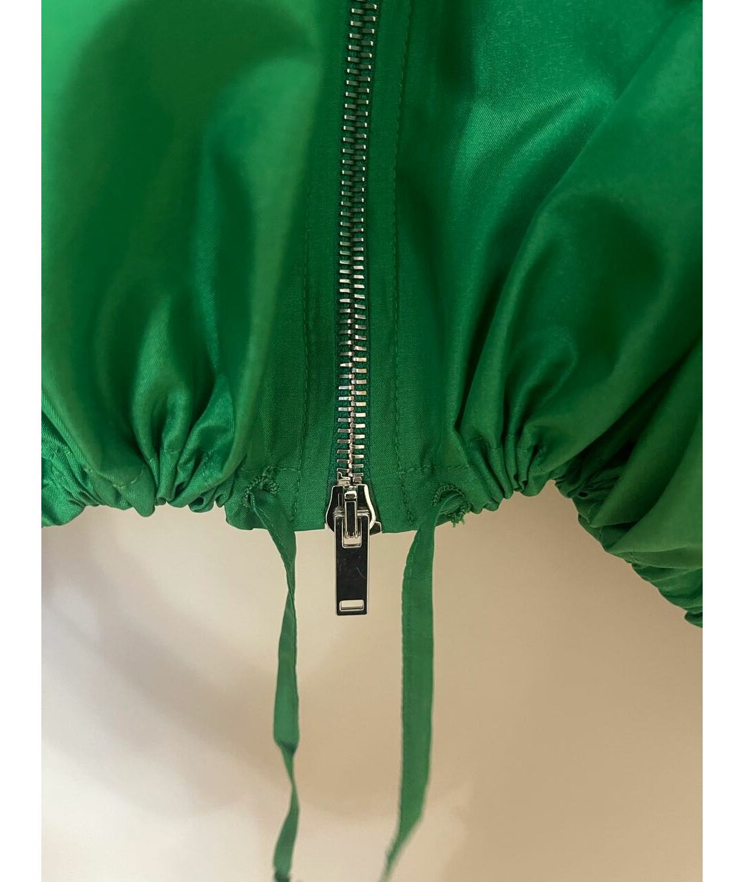 VALENTINO Зеленая шелковая куртка, фото 4