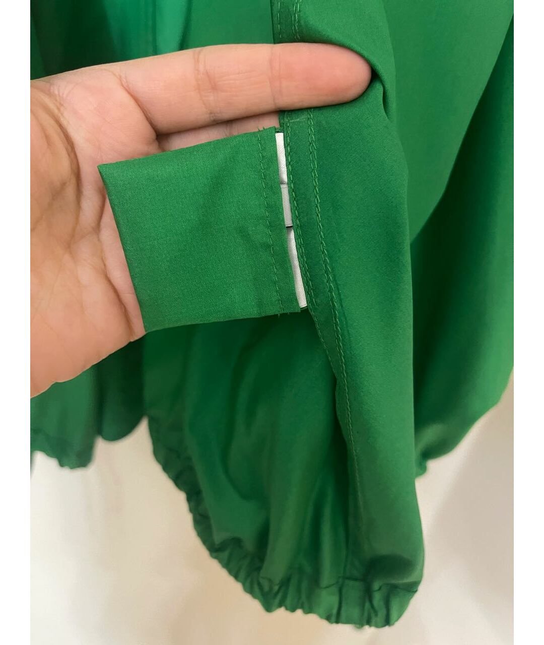 VALENTINO Зеленая шелковая куртка, фото 5