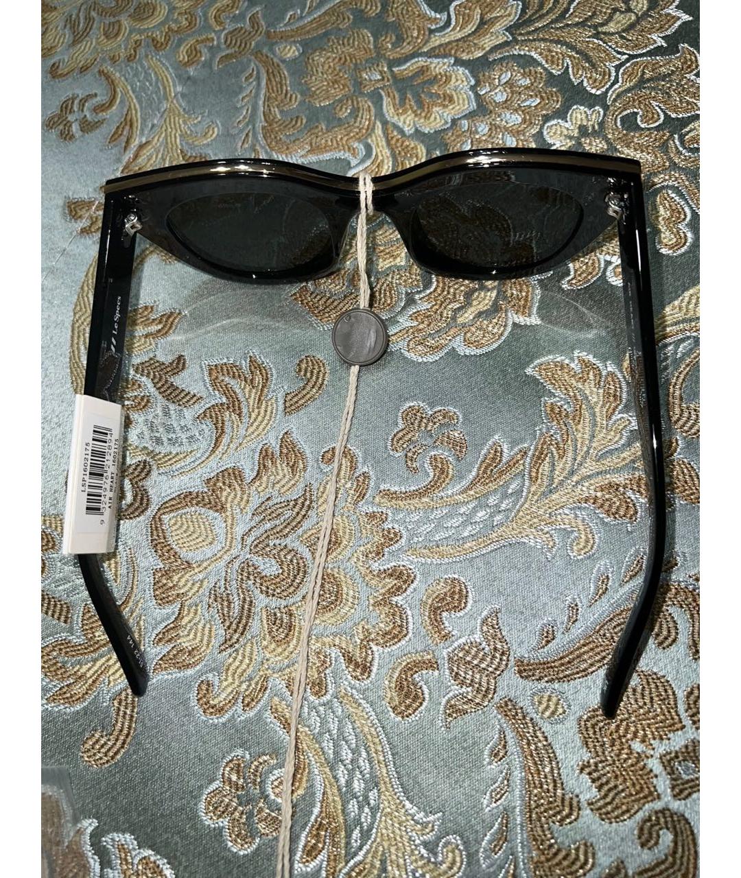 LE SPECS Черные пластиковые солнцезащитные очки, фото 7