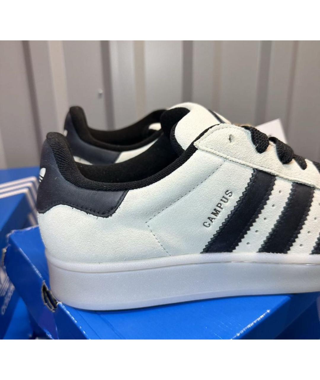 ADIDAS Бежевые замшевые низкие кроссовки / кеды, фото 3