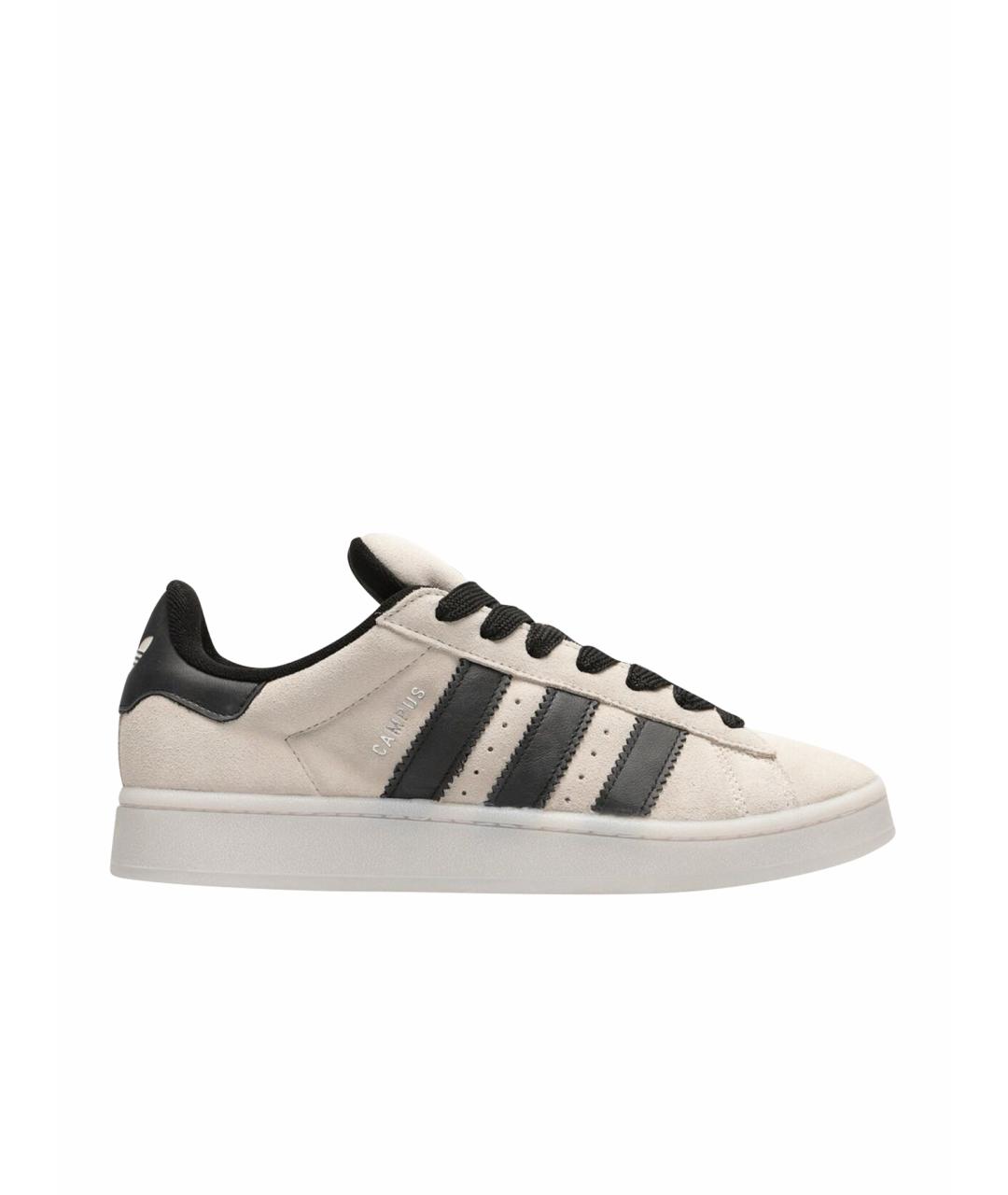 ADIDAS Бежевые замшевые низкие кроссовки / кеды, фото 1
