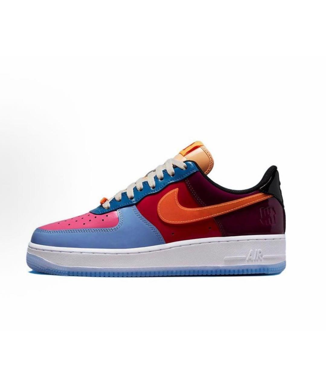 NIKE Мульти низкие кроссовки / кеды из лакированной кожи, фото 9