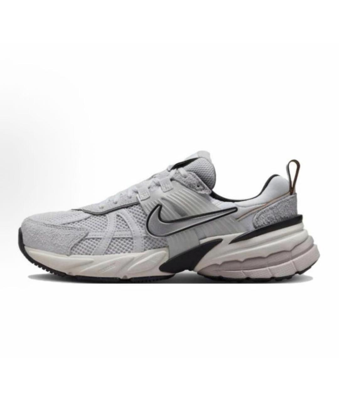 NIKE Серые текстильные низкие кроссовки / кеды, фото 7