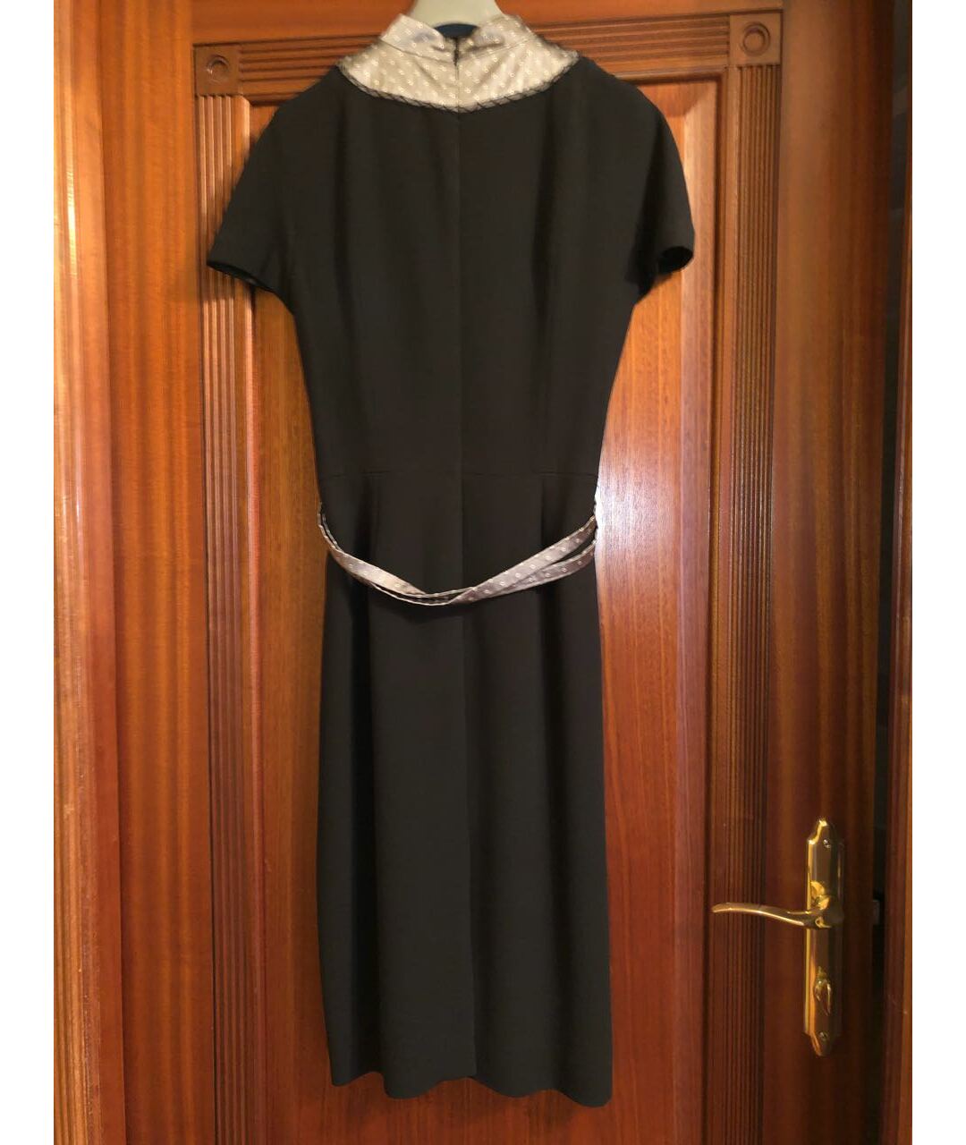 CHRISTIAN DIOR PRE-OWNED Черное шелковое платье, фото 2