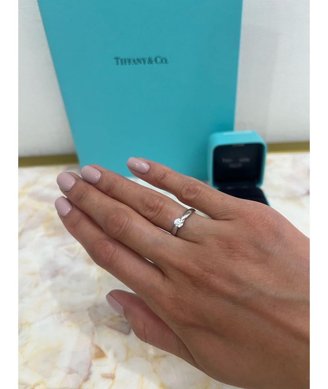TIFFANY&CO Платиновое кольцо, фото 5
