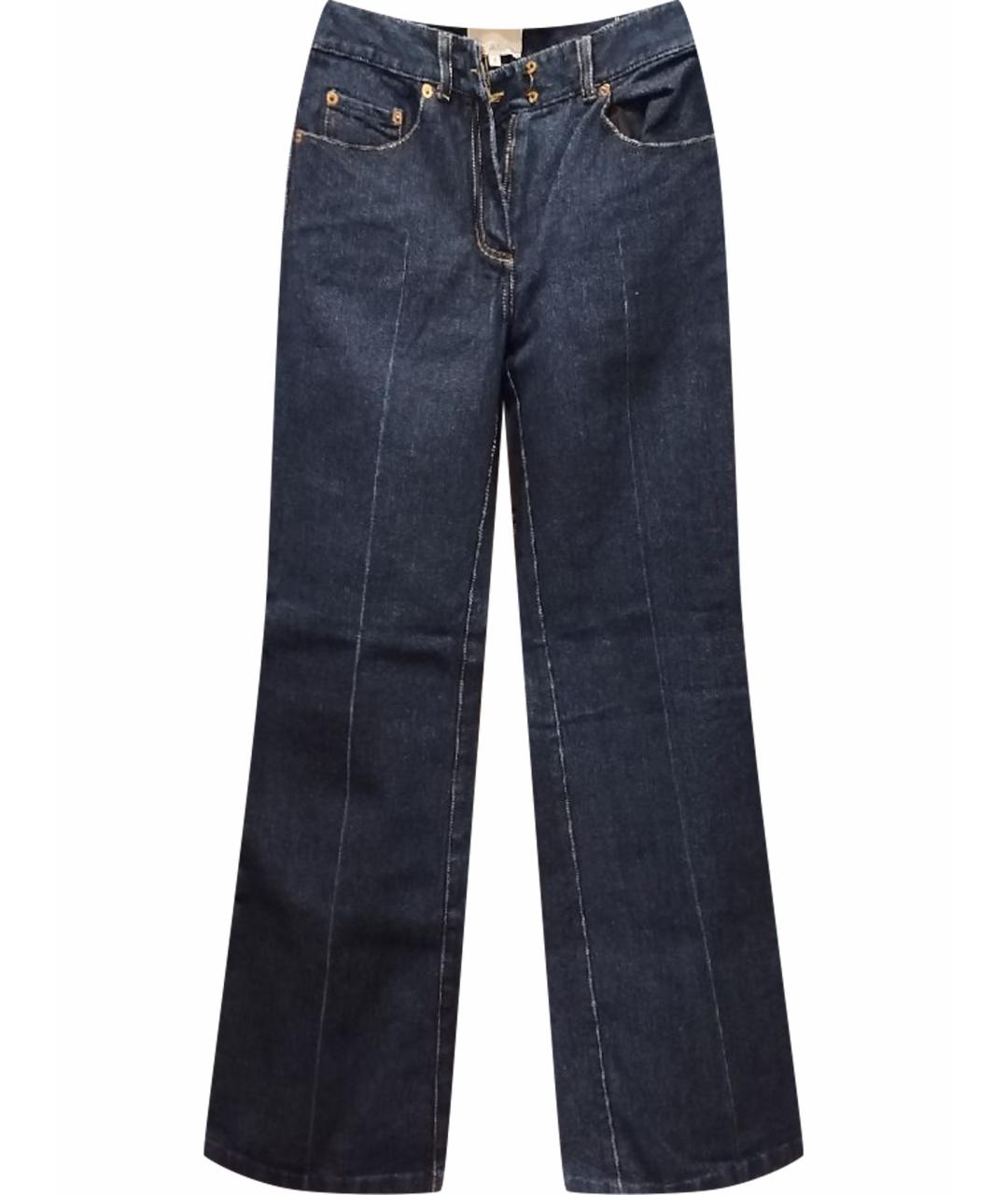 3.1 PHILLIP LIM Темно-синие хлопковые джинсы клеш, фото 1