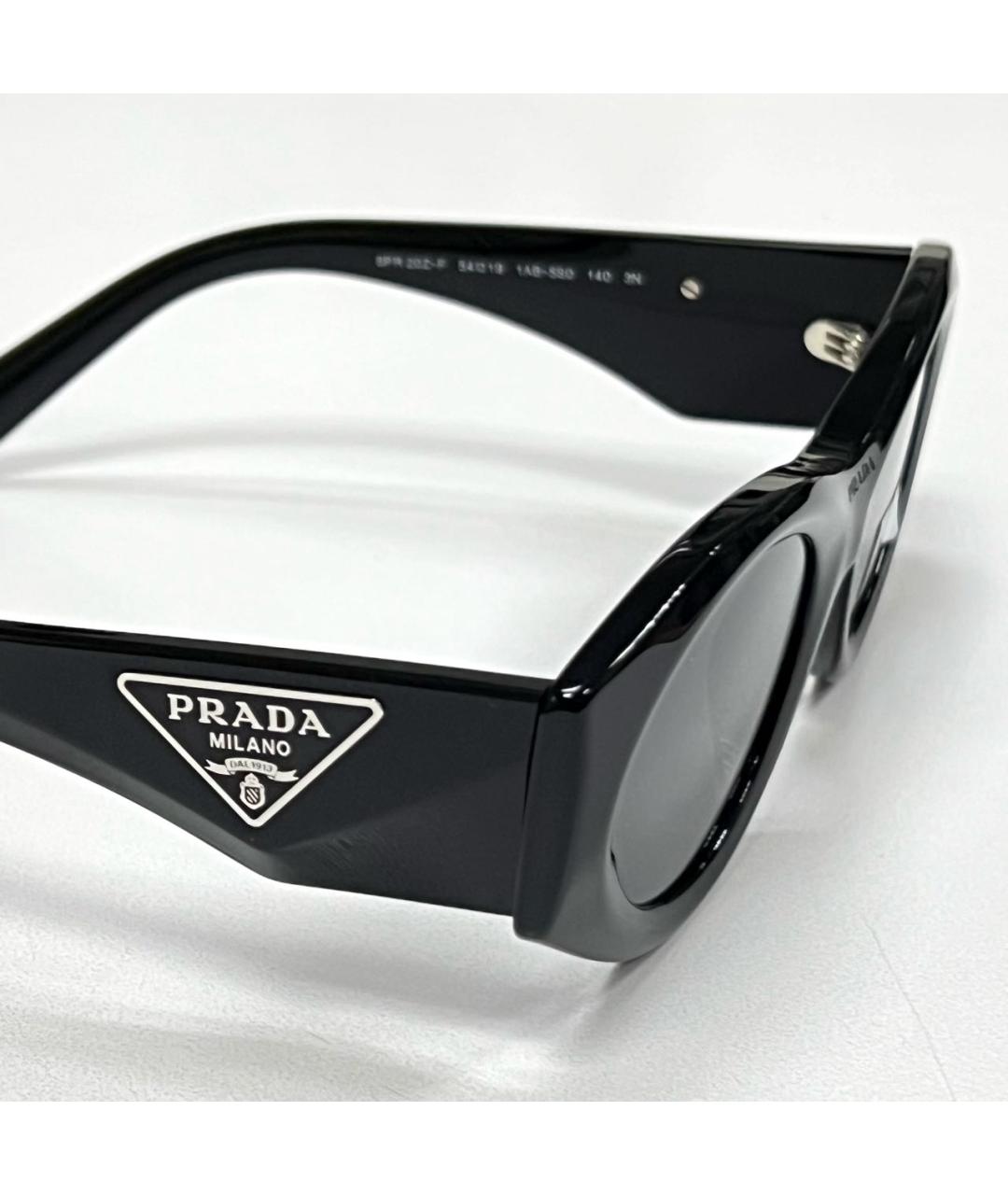 PRADA Черные солнцезащитные очки, фото 3