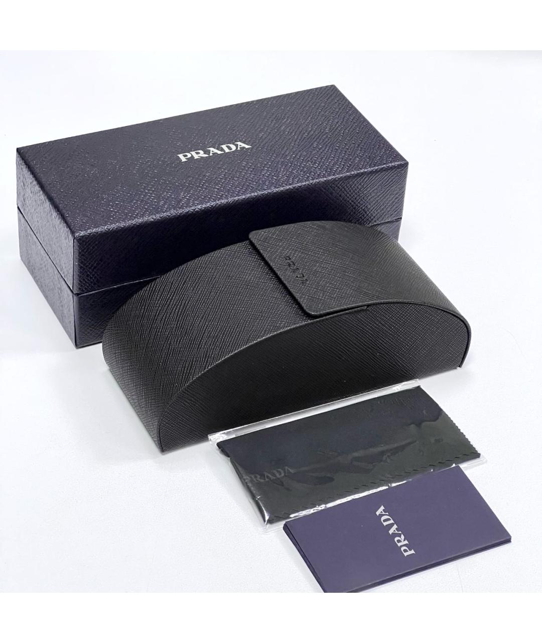 PRADA Черные солнцезащитные очки, фото 4